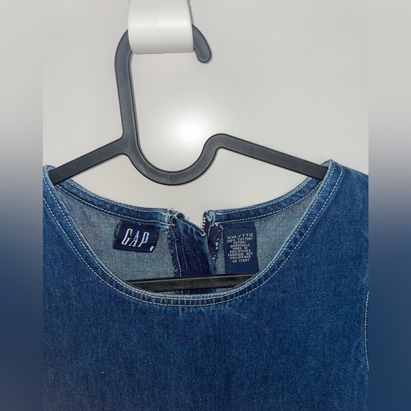 GAP Denim Jean Mini Jumper Dress - Picture 4 of 5